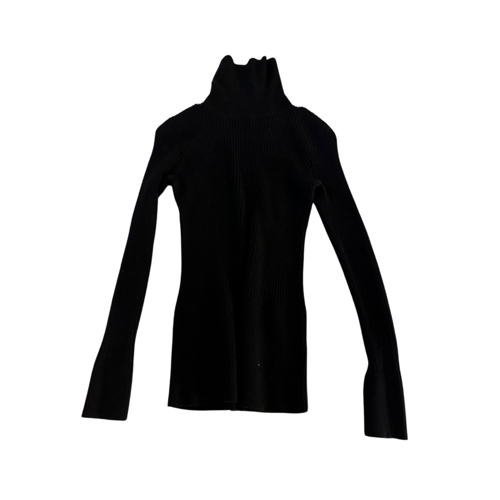 Black ribbed turtleneck size S